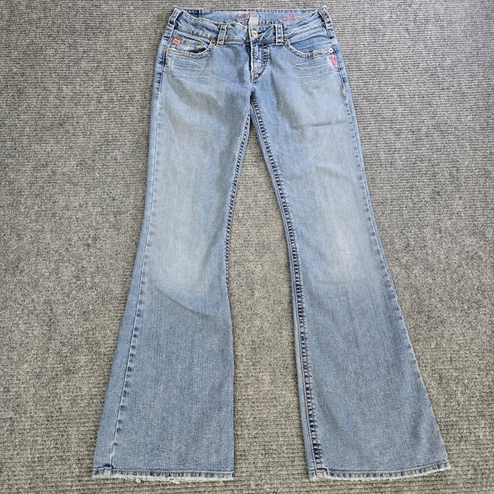 Silver Jeans Aiko Bootcut Womens 31x35 Light Wash Flare Y2K Denim
